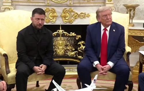 Карти в нас є: в Овальному кабінеті перед Трампом встановили велику карту України